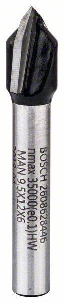 V-formad fräs Bosch 2608628446; 6/9,5/12,35/45 mm