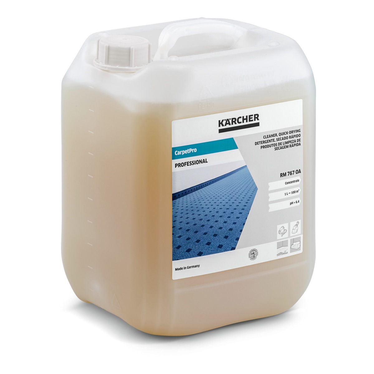 Rengöringsmedel för mattor Karcher RM 767; 10 l