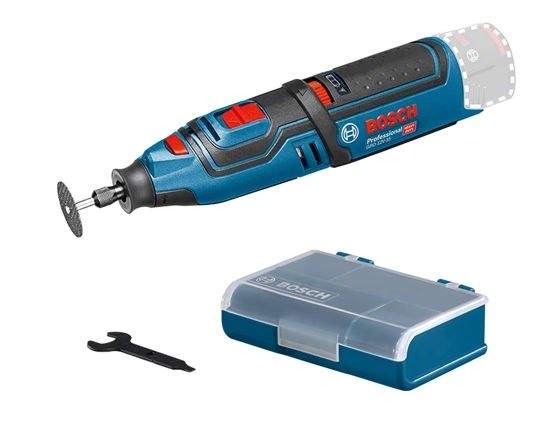 Elverktyg Bosch GRO 12V-35 Solo; 12 V (utan batteri och laddare)