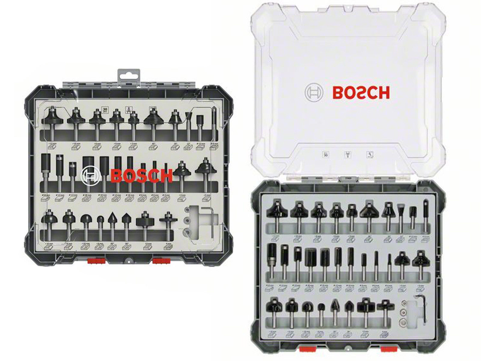 Fräs borrset Bosch; 8 mm; 30 st.