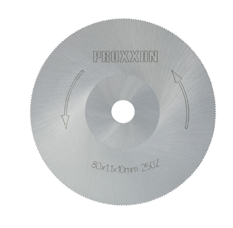 Sågklinga Proxxon; 80x1,1x10,0 mm; Z250
