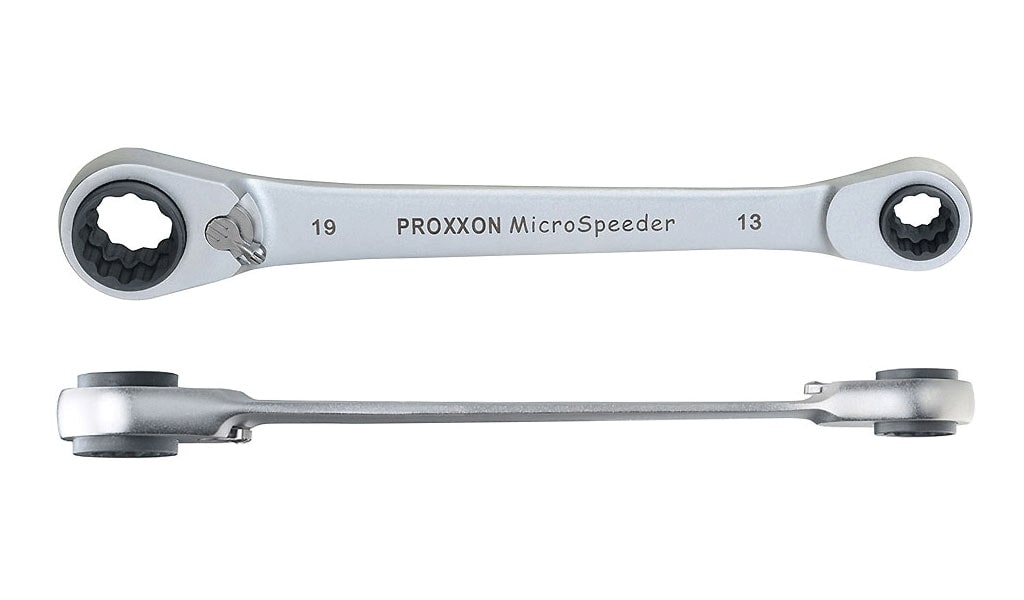 Skiftnyckel med spärrhake Proxxon; 10x13 mm; 17x19 mm