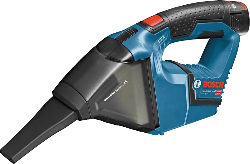 Dammsugare Bosch GAS 12V; 12 V; 2x3,0 Ah batt.