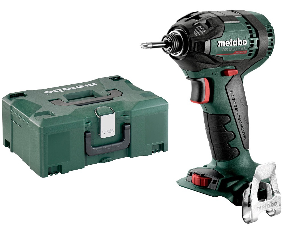 Slagskruvdragare / borr Metabo SSD 18 LTX 200 BL; 18 V (utan batteri och laddare)
