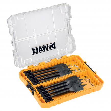 Flatborrsats för trä DeWalt DT70751-QZ; 12-32 mm; 9 st.