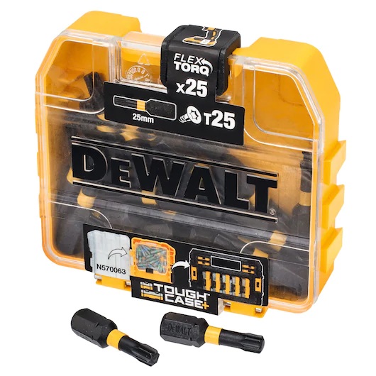 Bits spår DeWalt DT70558T-QZ; T25; 25 st.