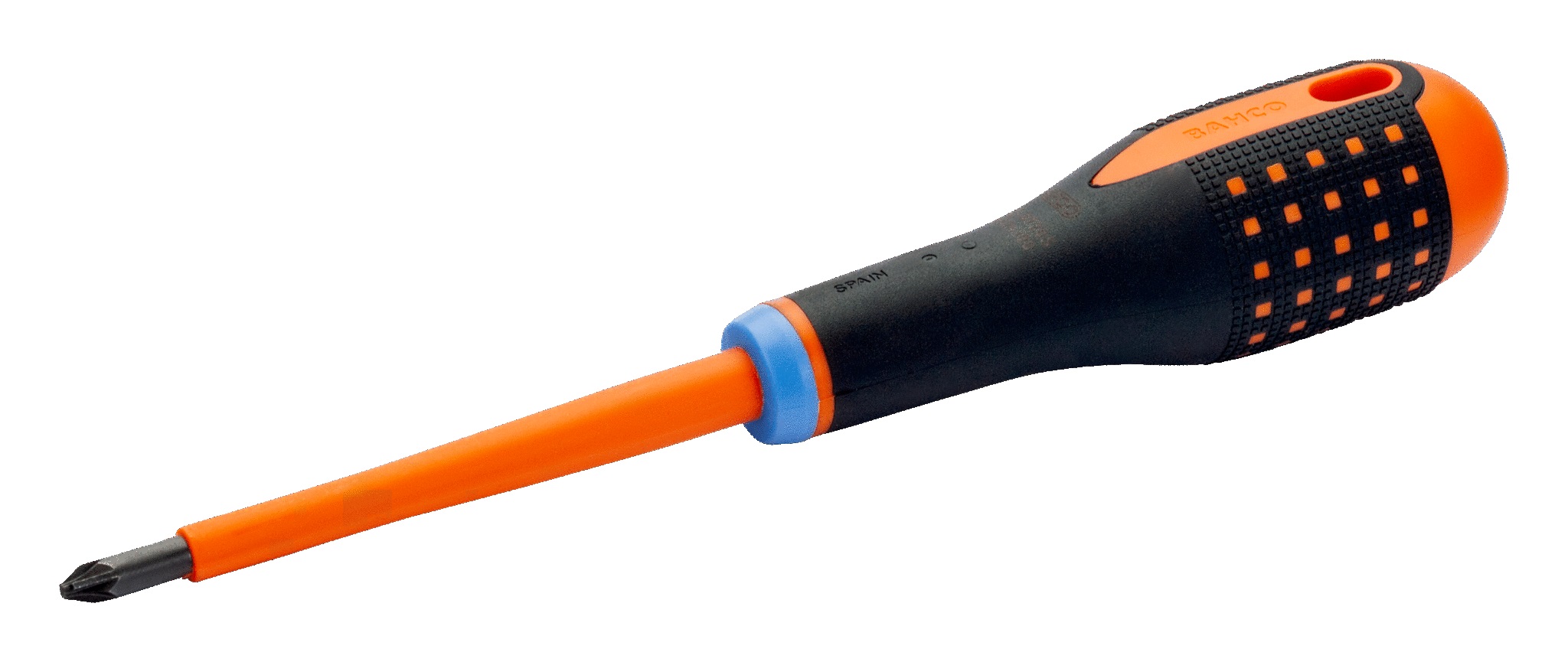 Skruvmejsel Bahco Ergo Combi VDE; SL6/PZ2; 222 mm; kryss, spår