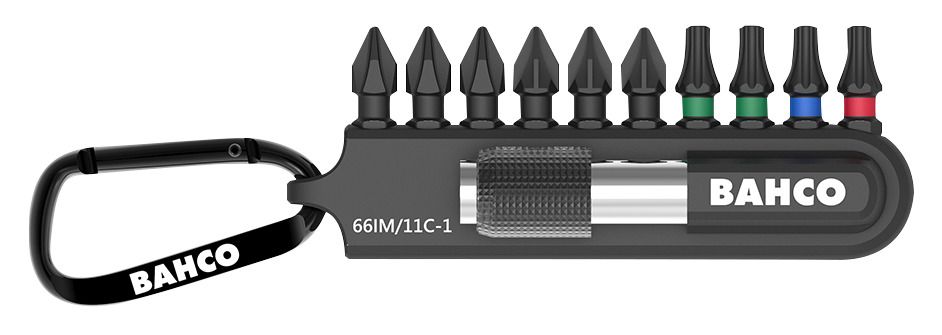 Bitssats för skruvmejsel Bahco 66IM/11C-1; 11 st.