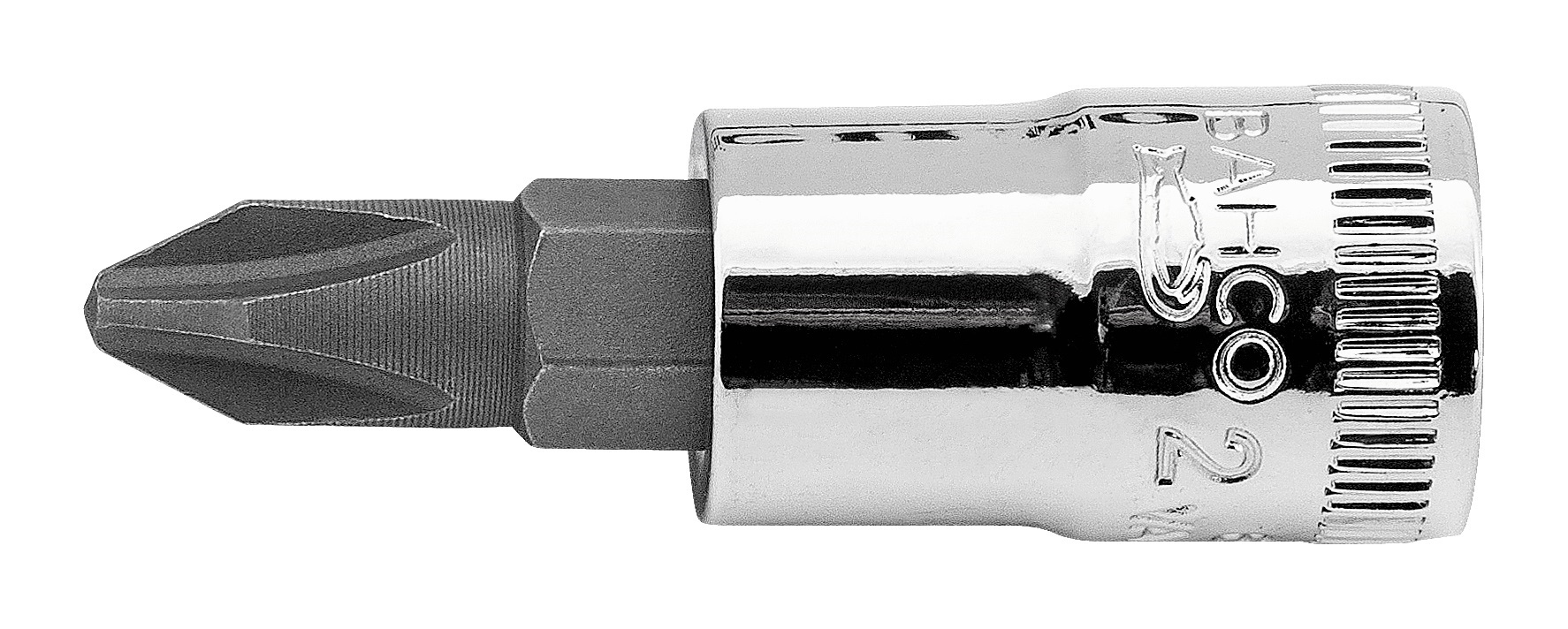 Hylsa med spindel Bahco 6709; 1/4''; PH2
