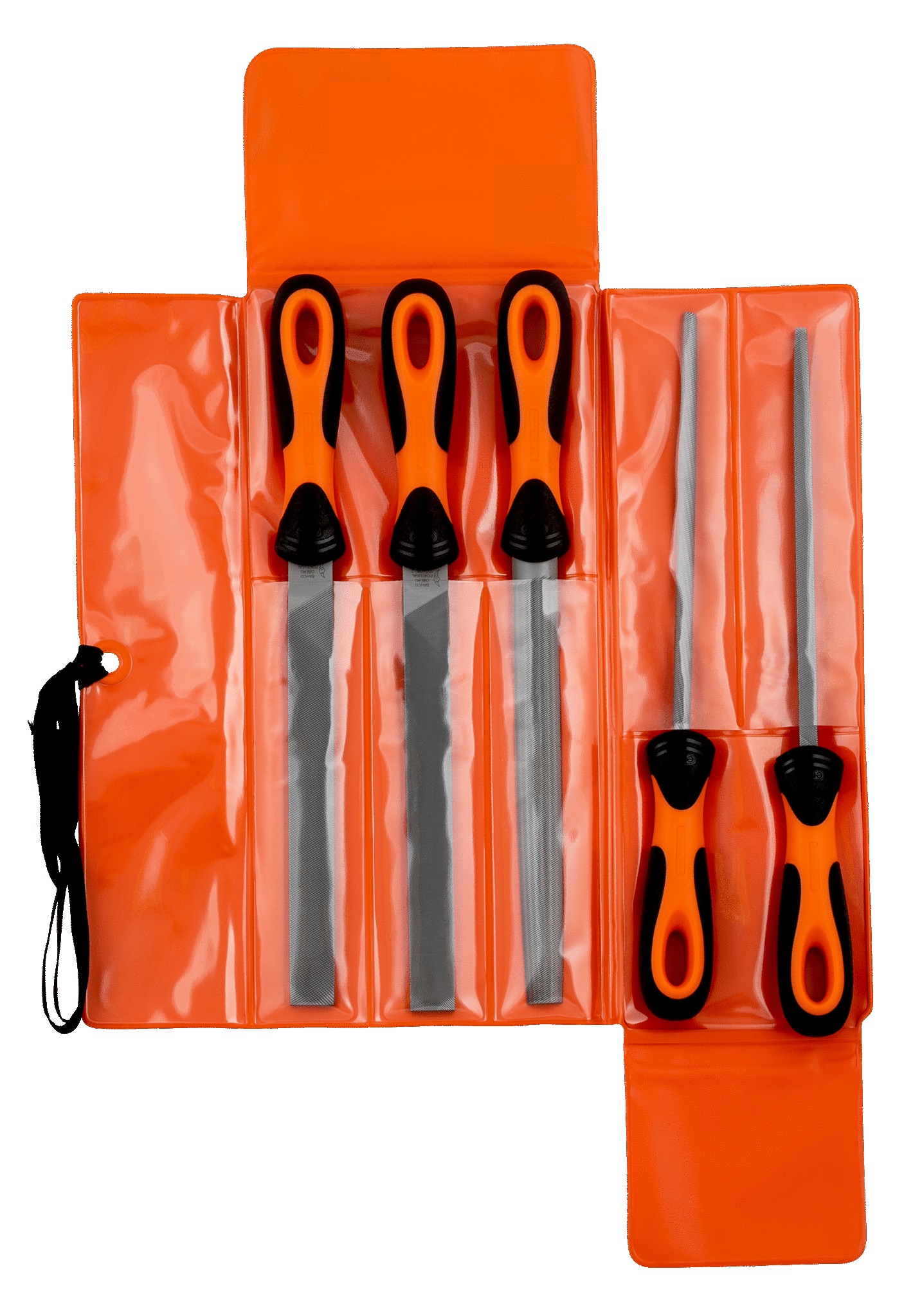 Filsats Bahco 1-478-08-1-2; 200 mm; 5 st.