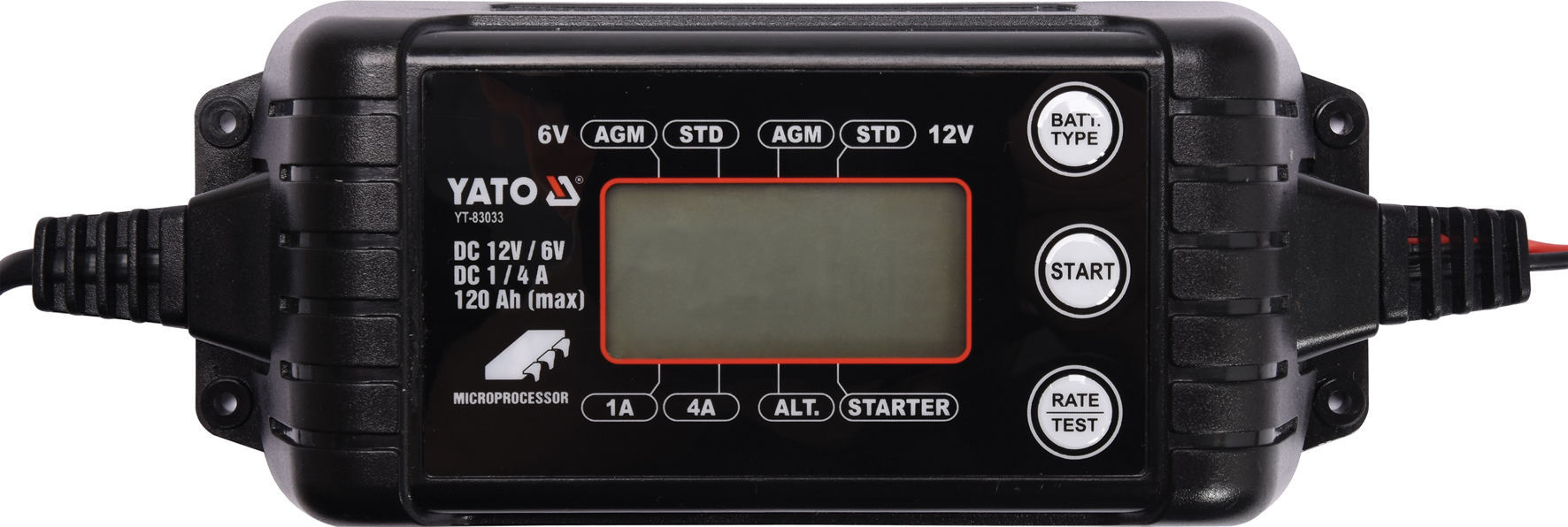 Batteriladdare för bilar Yato YT-83033; 6 V/12 V