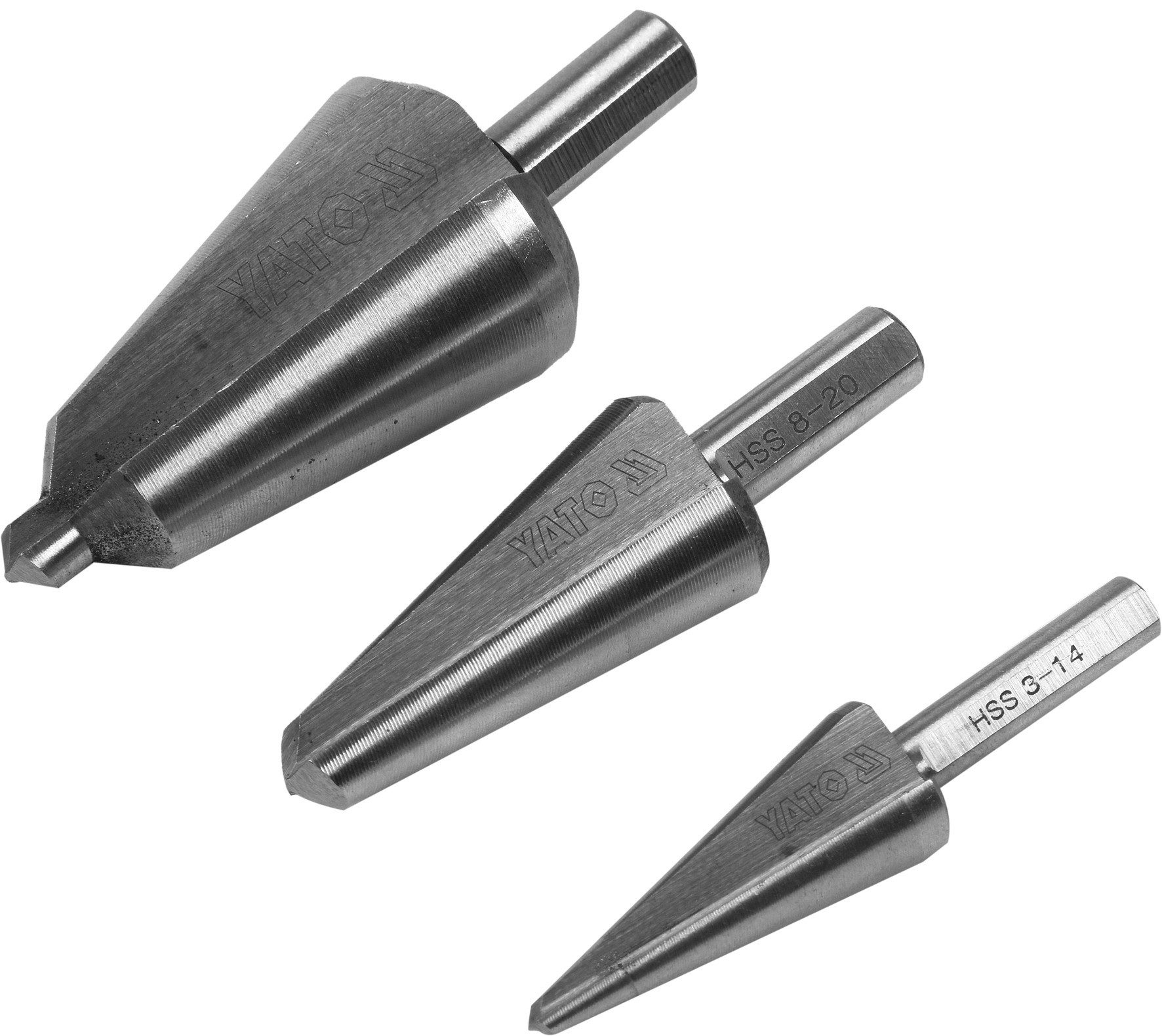 konisk borrbits Yato YT-44730; 3 st.