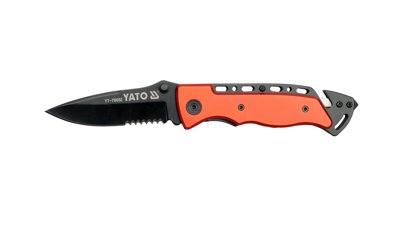 Kniv med tandat blad Yato YT-76052