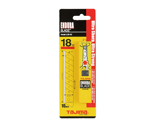 Reservblad Tajima LCB50C/Y1; 18 mm; 10 st.