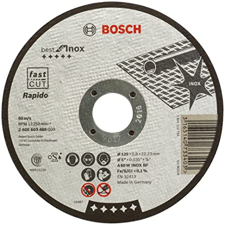 Kapskiva Bosch A60WBF; 125x0,8 mm