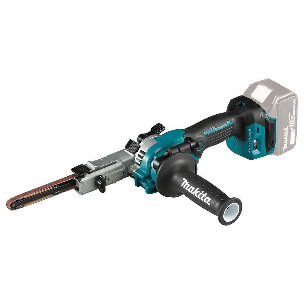Bandslip Makita DBS180Z; 18 V (utan batteri och laddare)