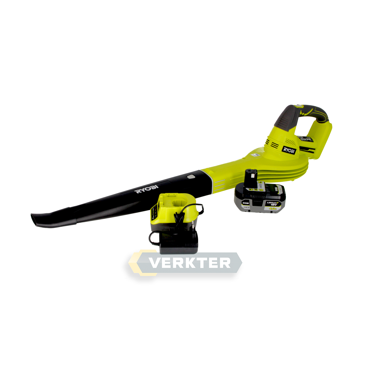 Batteridriven lövblås Ryobi RBL1820S40F; 18 V; 1x4,0 Ah batt.