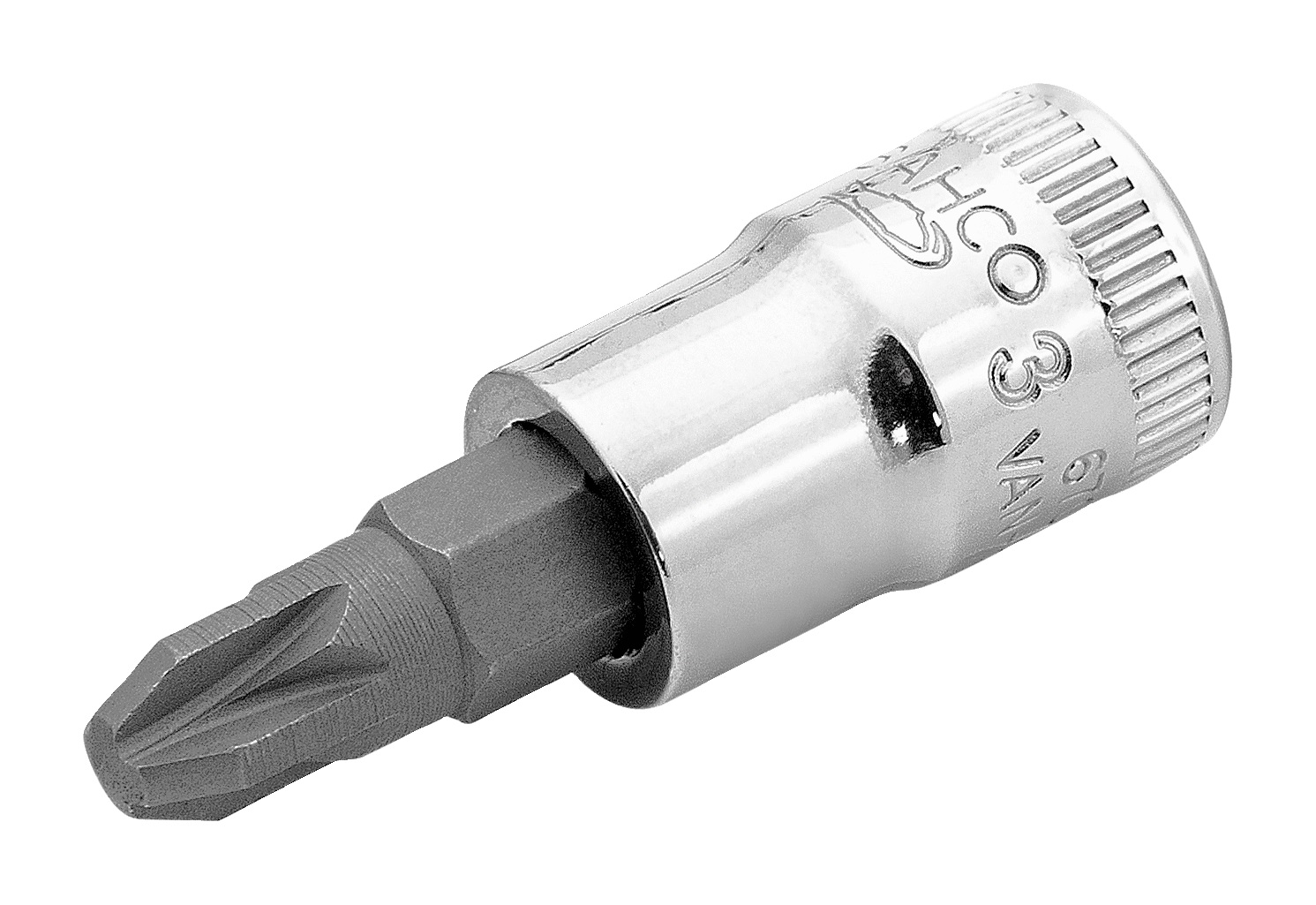 Hylsa med spindel Bahco 6709PZ; 1/4''; PZ1