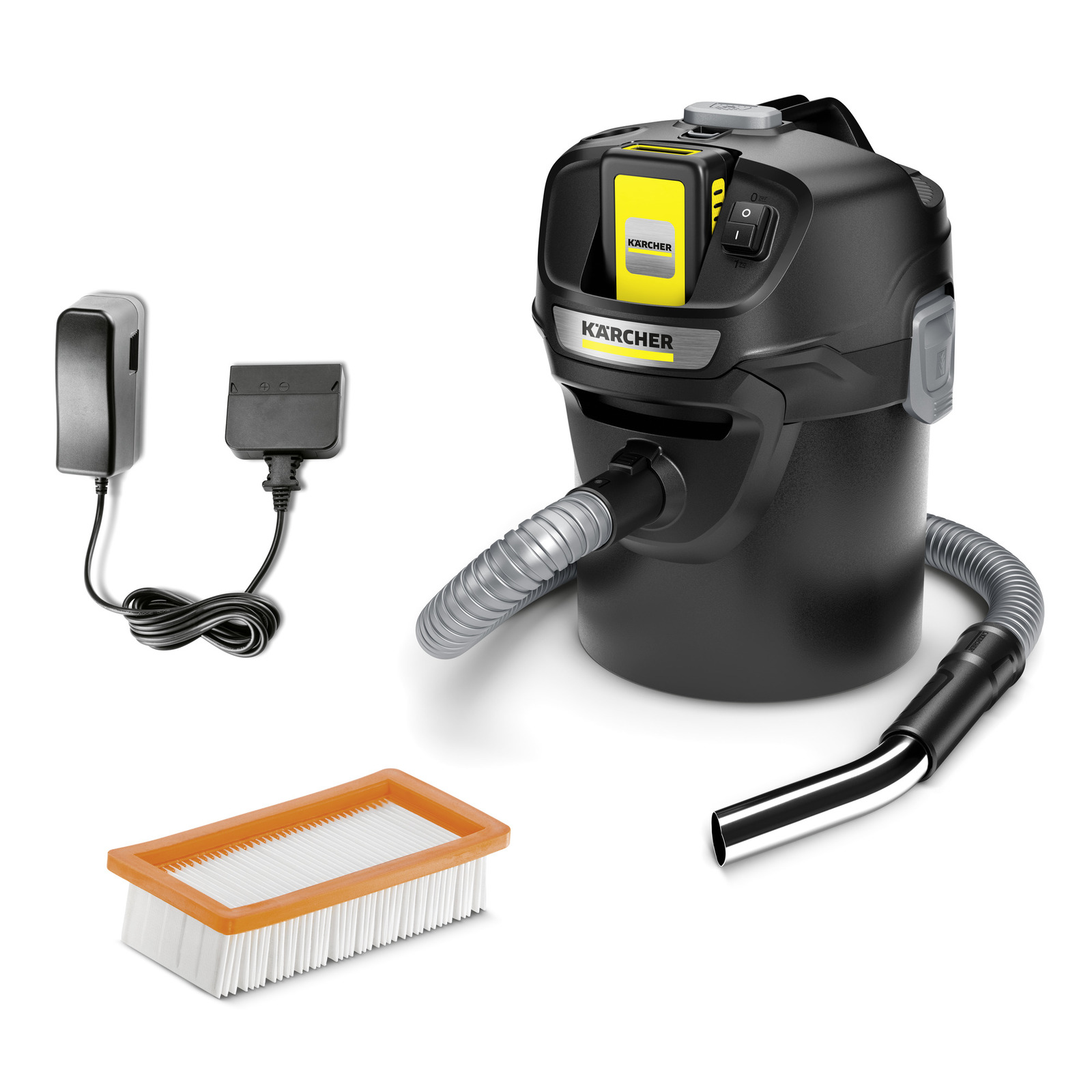 Asksugare Karcher AD 2 BS; 18 V; 1x2,5 Ah batt.