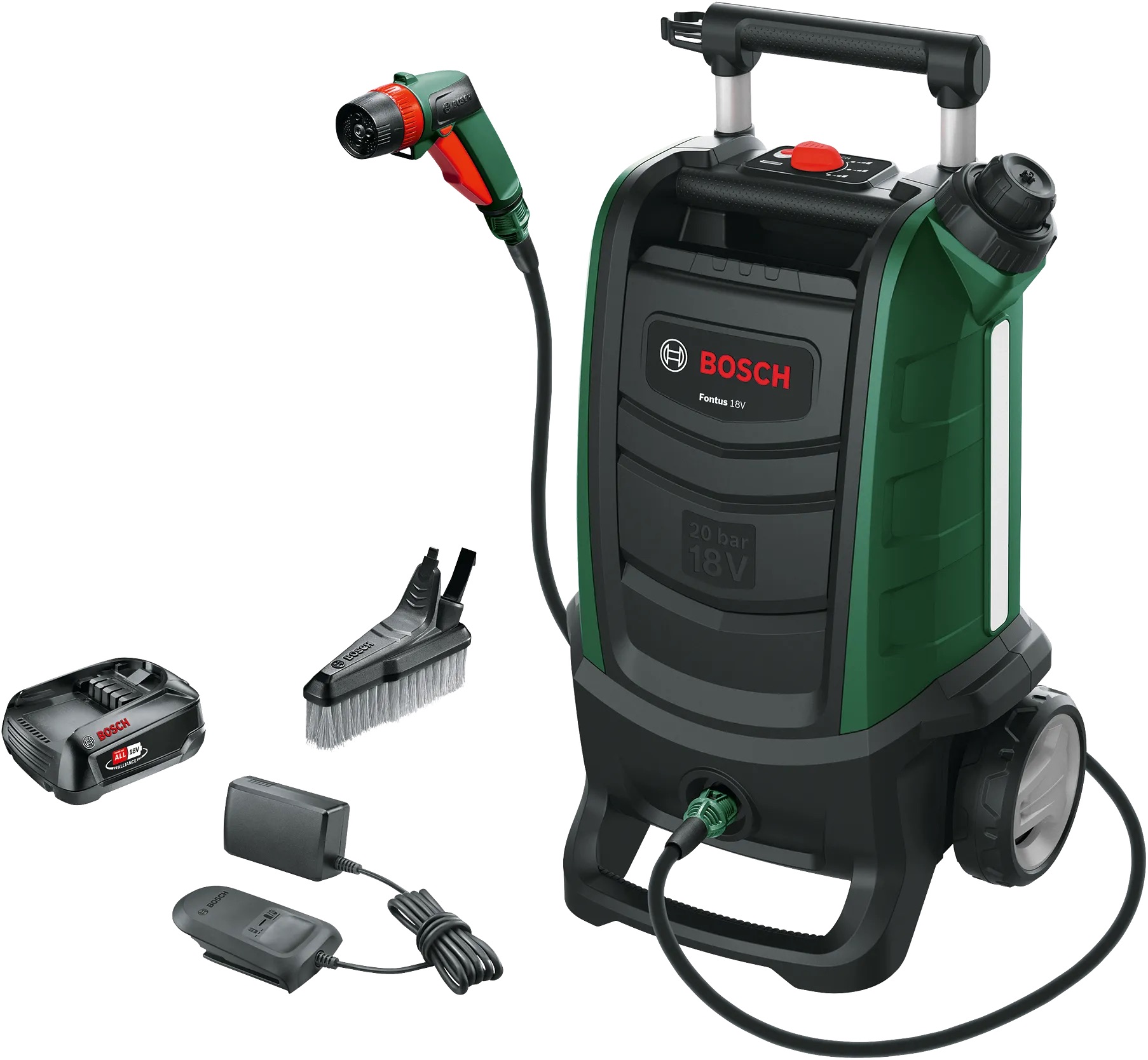 Portabel tvätt Bosch Fontus GEN II; 18 V; 1x2,5 Ah batt.