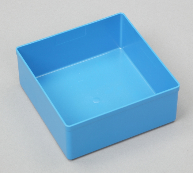 Plastbox Allit EuroPlus 45/3; 108x108x45 mm; blå