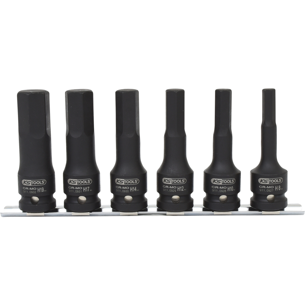 Hylsbitssats KS Tools 515.1104; 1/2''; 6 st.
