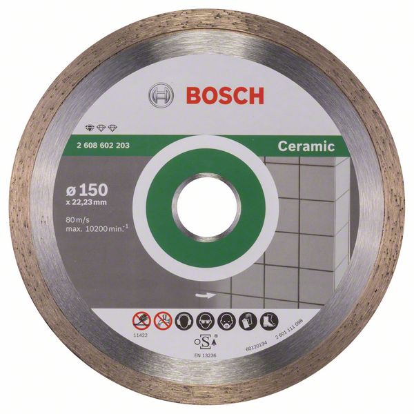Diamantkapskiva Bosch PROFESSIONAL FOR CERAMIC; 150 mm