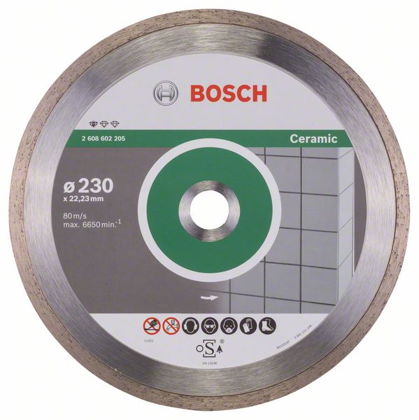 Diamantkapskiva Bosch PROFESSIONAL FOR CERAMIC; 230 mm