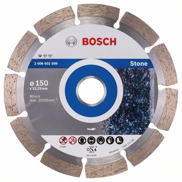 Diamantkapskiva Bosch PROFESSIONAL FOR STONE; 150 mm
