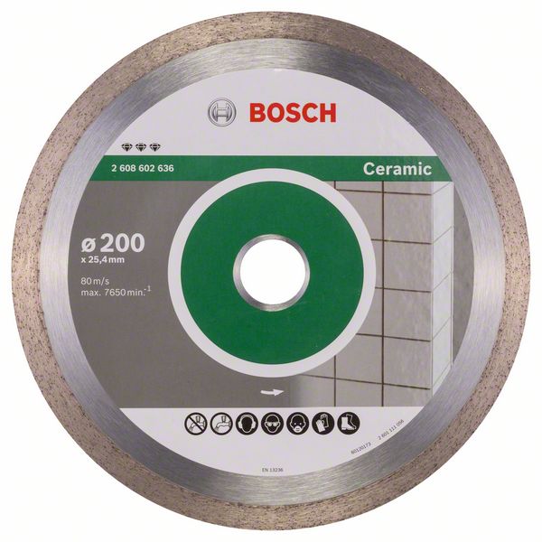 Diamantkapskiva Bosch PROFESSIONAL FOR CERAMIC; 200 mm