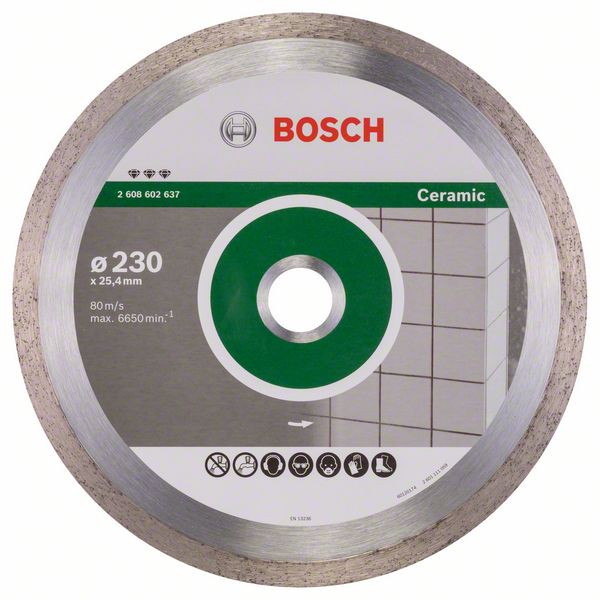 Diamantkapskiva Bosch PROFESSIONAL FOR CERAMIC; 230 mm
