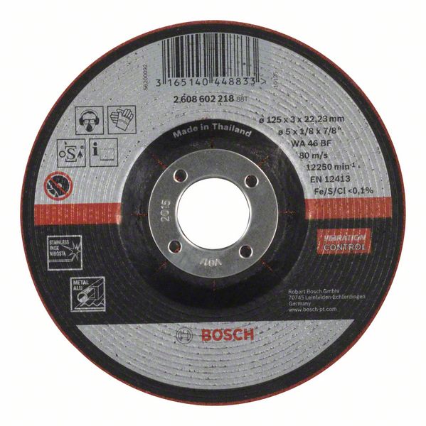 Slipskiva Bosch WA 46 BF; 125x3 mm