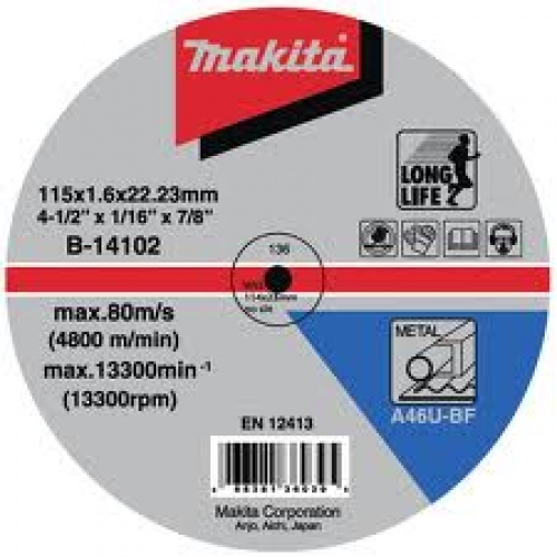 Slipskiva Makita A 24 R; 115x6 mm