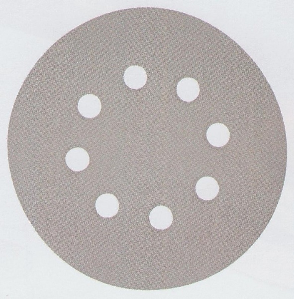Sandpapper Velcro Backed 125 mm; K120; 10 st.