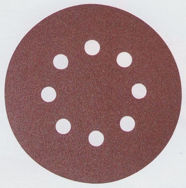 Sandpapper Velcro Backed 125 mm; K100; 10 st.