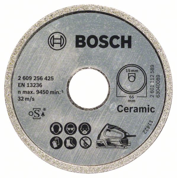 Diamantkapskiva Bosch PKS 16 Multi Ceramics; 65 mm