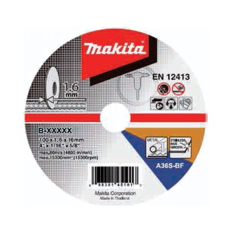 Kapskiva Makita B-46931; 125x1,6 mm