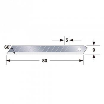 Reservblad Tajima LB30CD; 9 mm; 10 st.