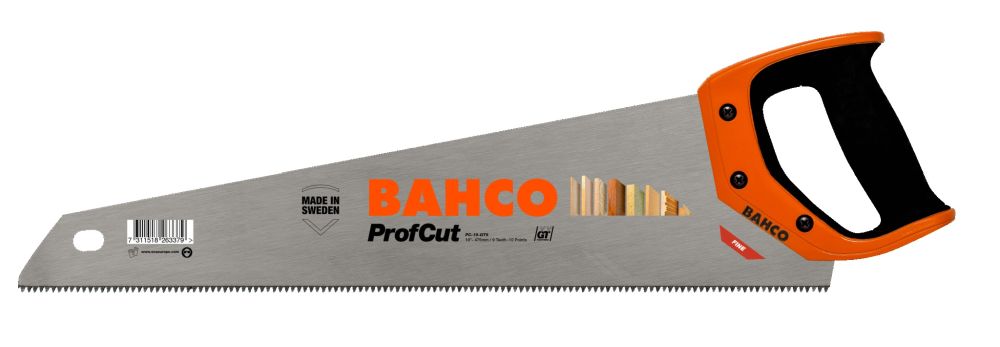 Handsåg  Bahco PC-19-GT9; 475 mm För trä