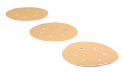 Sandpapper för excenterslipar Mirka Gold; Ø150 mm; P120; 10 st.