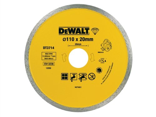 Diamantkapskiva DeWalt DT3714-QZ; 110 mm