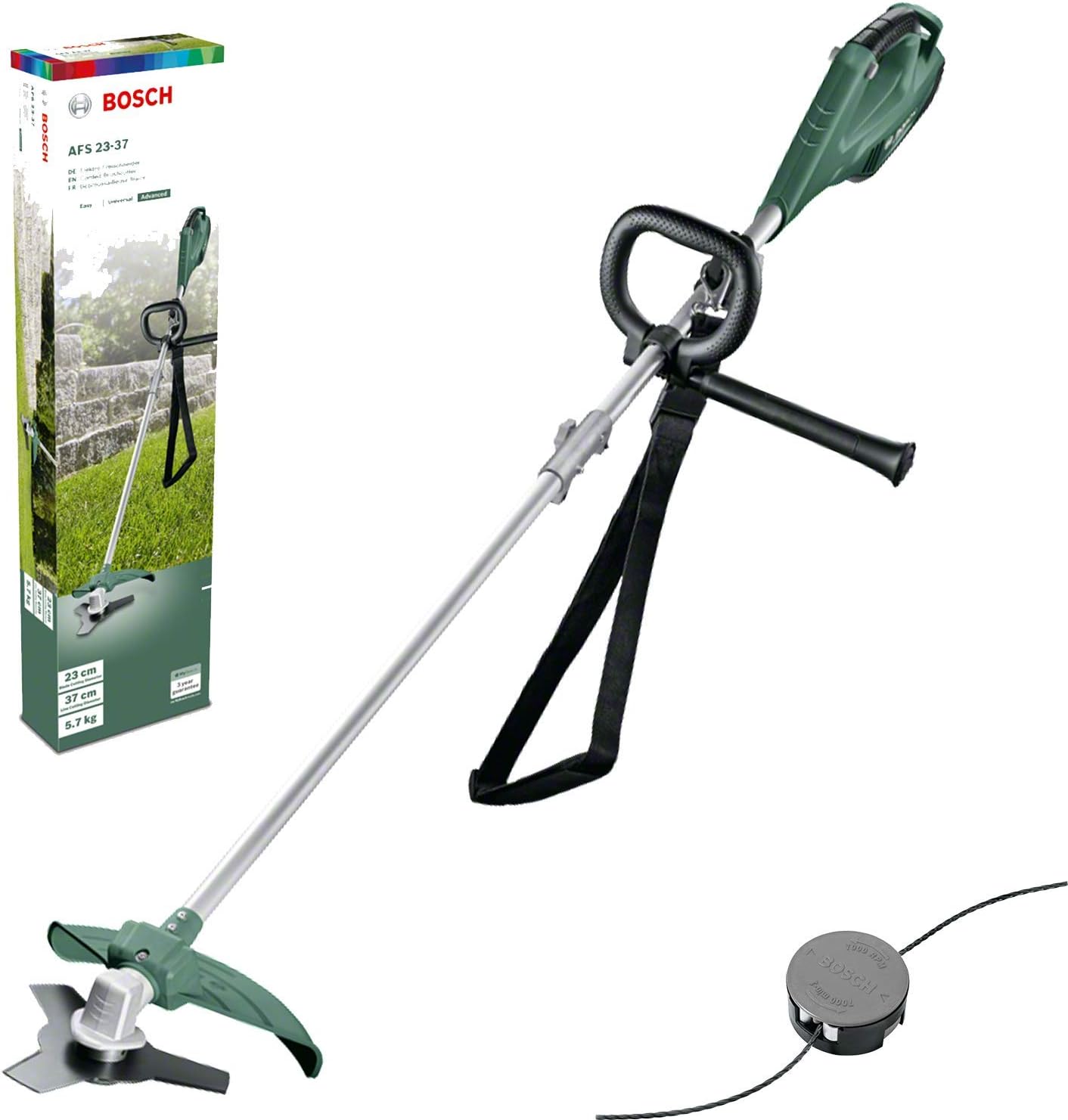 Gräsklippare-grästrimmer Bosch AFS 23-37; 1000 W elektrisk