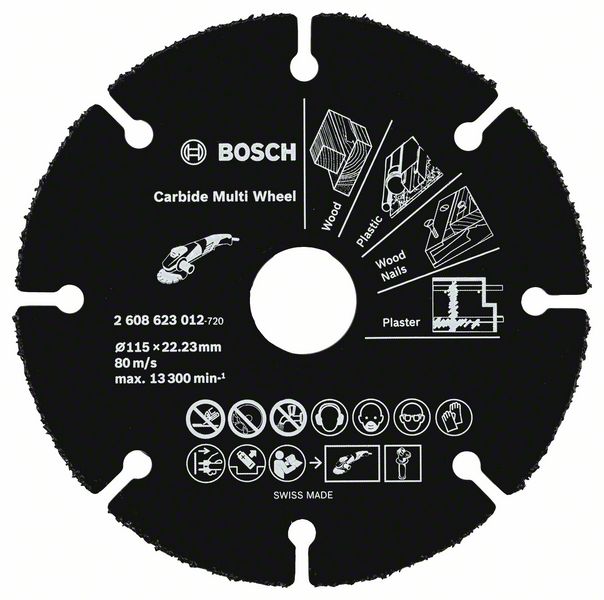 Skärskiva för trä Bosch 2608623012; 115x1 mm