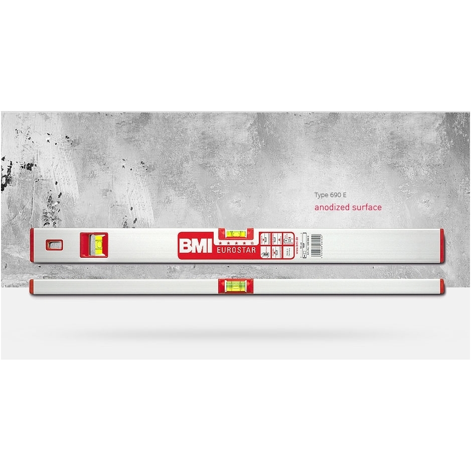 Vinkel-och lutningsmätare BMI Eurostar; 80 cm