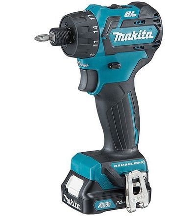 Skruvdragare/borr Makita DF032DSAJ; 12 V; 2x2,0 Ah batt.
