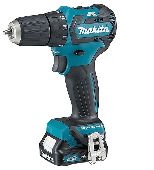 Skruvdragare/borr Makita DF332DSAJ; 12 V; 2x2,0 Ah batt.