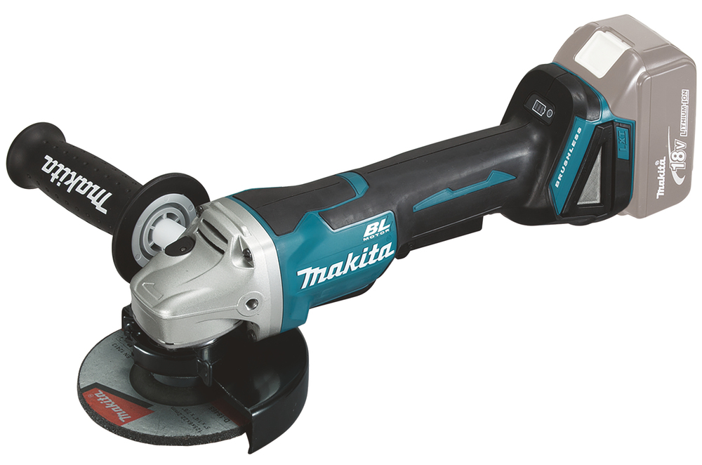 Vinkelslip Makita DGA508Z; 18 V (utan batteri och laddare)