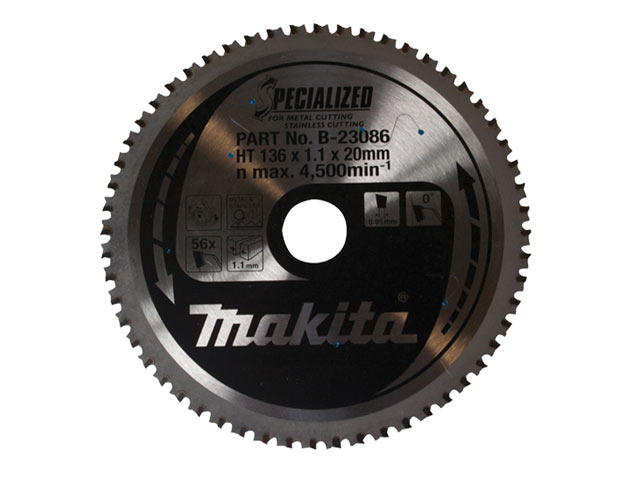 Sågklinga för metall Makita; 305x1,95x25,4 mm; Z100; -5°