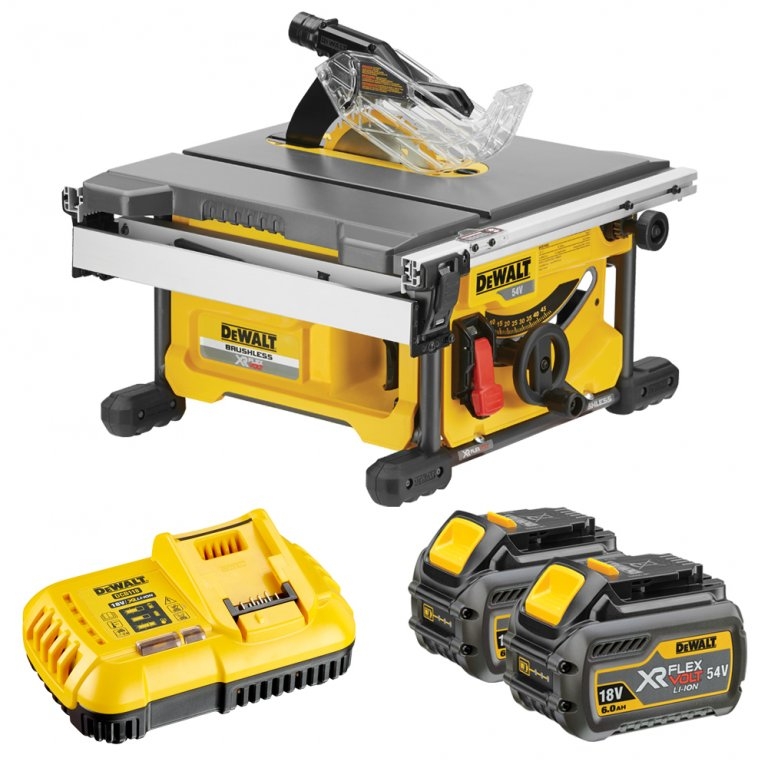 Bordssåg DeWalt FlexVolt DCS7485T2; 54 V; 2x6,0 Ah batt.