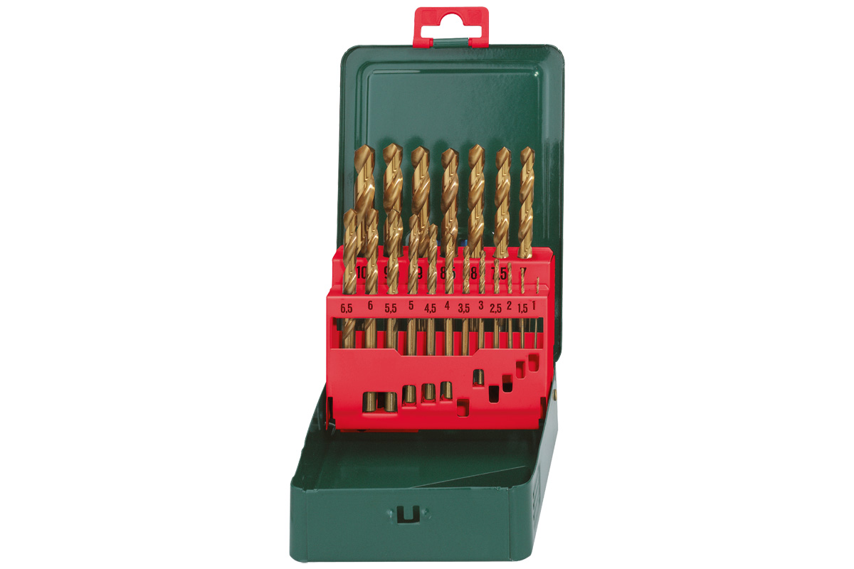 borrsats för metall Metabo 627156000; 1-10 mm; 19 st.